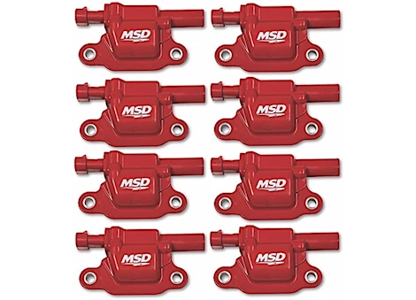 MSD Ignition 14-C GM LT BLASTER SEIRES IGNITION COIL, GEN V DIRECT INJECTED ENGINE, RED, SQU