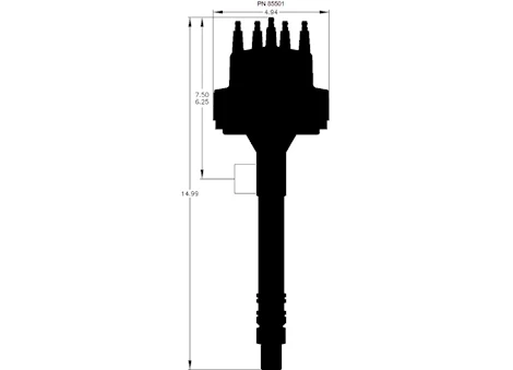MSD Ignition CHEVY V8 PRO-BILLET DISTRIBUTOR/LOCKED-OUT FROM THE FACTOR