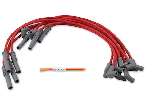 MSD Ignition 75-96 BRONCO/F150 SPARK PLUG WIRES (SBF 302-351W) STRAIGHT MULTI-ANGLE & 90 DEG