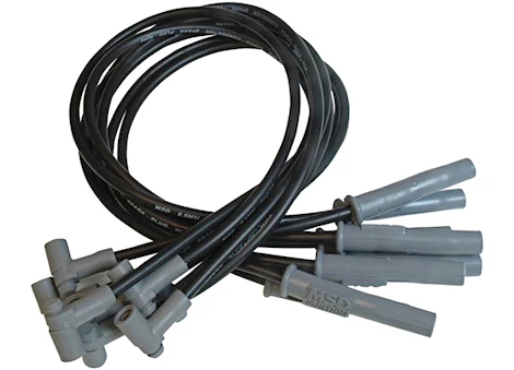 MSD Ignition FORD 351C-460 WIRE SET W/ HEI CAP, SC BLAC