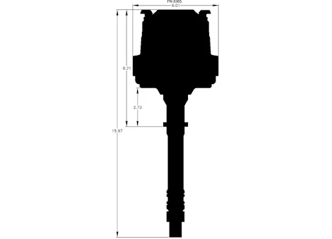 MSD Ignition GM HEI BILLET DISTRIBUTOR/READY TO RUN/RED