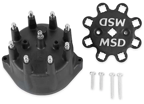 MSD Ignition DISTRIBUTOR CAP (SMALL DIAMETER) FOR PN 8570, 8545, 8546, BLAC