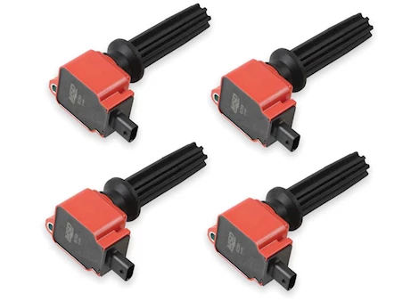 MSD Ignition 12-19 FUSION/FOCUS ECOBOOST 2.0L L4 IGNITION COIL, RED, 4 PAC