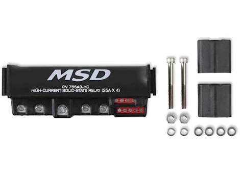 MSD Ignition HIGH-CURRENT SOLID STATE RELAY 35AX4, BLAC