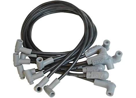 MSD Ignition Sbc wire set, super conductor, 8.5mm, for use w/ hei cap, blac Main Image