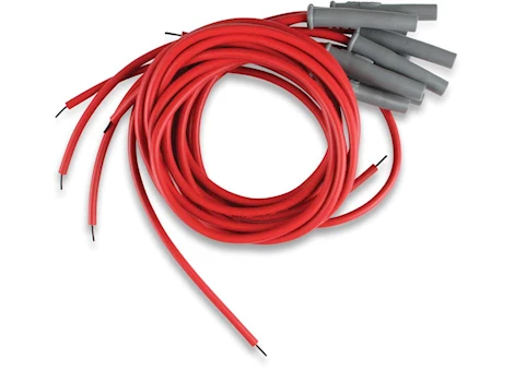 MSD Ignition SUPER CONDUCTOR SPARK PLUG WIRE SET, 8 CYL MULTI-ANGLE PLUG, SOCKET/HE