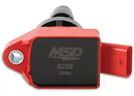 MSD Ignition Hyundai/kia 1.6l turbo blaster series ignition coil, red, 9-pac