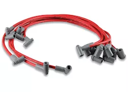 MSD Ignition Sbc 350 hei super conductor spark plug wire set, red jacke