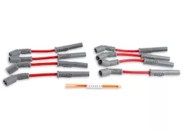 MSD Ignition 97-08 corvette/camaro gm ls1 super conductor spark plug wire set, red jacke