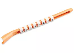 MSD Ignition 97-08 corvette/camaro gm ls1 super conductor spark plug wire set, red jacke