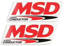 MSD Ignition 99-05 gmc sierra 3500/yukon super conductor spark plug wire set, red jacke