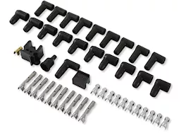 MSD Ignition Street-fire wire set 8 cyl 90 deg, socl hei, univ, black boot