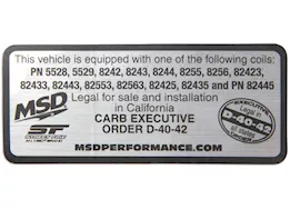 MSD Ignition Ram 1500/2500/3500 hemi blaster ignition coil/red/8 pac