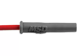 MSD Ignition 97-08 corvette/camaro gm ls1 super conductor spark plug wire set, red jacke