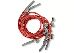 MSD Ignition Chevy 366-454 super conductor spark plug wire set, red jacke
