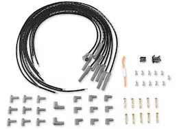 MSD Ignition 8.5mm wire set, super conductor 8 cyl multi-angle, universal, blac