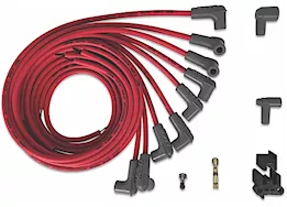 MSD Ignition Super conductor 8.5mm spark plug wire set, 8 cyl 90 deg plug & cap, re