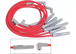 MSD Ignition 75-96 bronco/f150 spark plug wires (sbf 302-351w) straight multi-angle & 90 deg