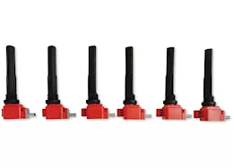 MSD Ignition 17-20 f150/expedition ecoboost 3.5l v6 ignition coil, red, 6 pac