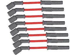 MSD Ignition 97-08 corvette/camaro gm ls1 super conductor spark plug wire set, red jacke