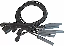 MSD Ignition 99-07 sierra 1500/2500/3500 wire set, 8-11in, silicone, blac