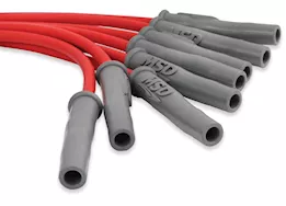 MSD Ignition 10-15 f250/f350 sd 6.2l v8 red wire set, 8.5mm
