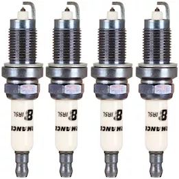 MSD Ignition Iridium spark plug, 14mm, .866 in reach, gasket seat, 4-pac