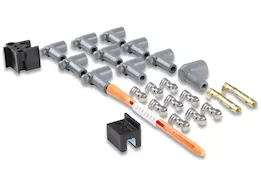 MSD Ignition Wire set, super conductor, universal 8 cyl, 90 deg plu