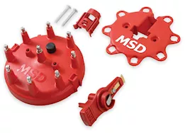 MSD Ignition 85-95 msd/ford v8 tfi distributor cap & rotor kit, re