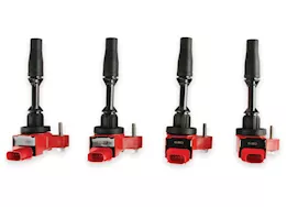 MSD Ignition 13-19 ats/colorado 2.0l turbo 4-cyl blaster series ignition coil, red, 4 pac