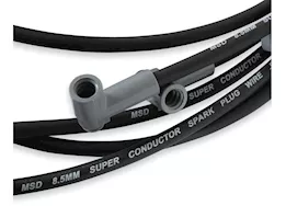 MSD Ignition 73-76 chevy c35/c15/c10 hei super conductor wire set, blac