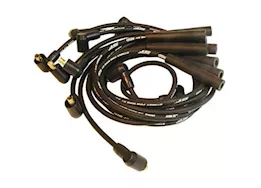 MSD Ignition Sb ford 289/302 super conductor spark plug wire set w/ hei cap, black jacke