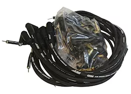 MSD Ignition Street-fire wire set 8 cyl 90 deg, socl hei, univ, black boot