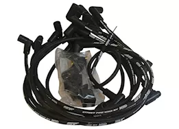 MSD Ignition Street fire spark plug wire set, sbc chevy 350 hei, blac