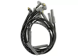 MSD Ignition Bbc super conductor wire set, socket, black jacke