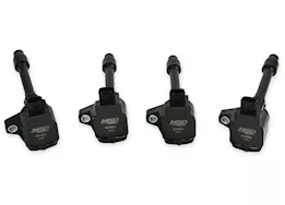 MSD Ignition 16-20 civic 2.0l/2.0l turbo blaster series ignition coil, 4 cyl, black, 4 pac
