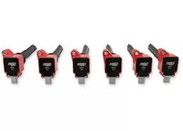 MSD Ignition 17-20 f150/expedition ecoboost 3.5l v6 ignition coil, red, 6 pac