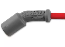 MSD Ignition 97-08 corvette/camaro gm ls1 super conductor spark plug wire set, red jacke