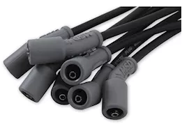MSD Ignition 99-07 sierra 1500/2500/3500 wire set, 8-11in, silicone, blac