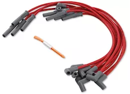 MSD Ignition 75-96 bronco/f150 spark plug wires (sbf 302-351w) straight multi-angle & 90 deg