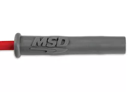 MSD Ignition 99-05 gmc sierra 3500/yukon super conductor spark plug wire set, red jacke