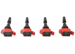 MSD Ignition Hyundai/kia 1.6l turbo blaster series ignition coil, red, 9-pac