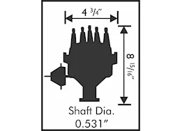 MSD Ignition Ford 351c/460 ready-to-run pro-billet distributor