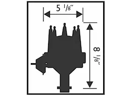 MSD Ignition Chevy v8 ready-to-run distributor w/internal module