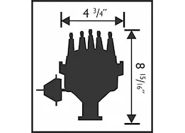 MSD Ignition Dist rdy-to-run chry 426-440