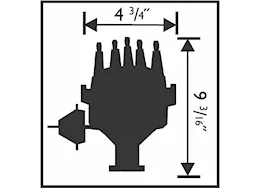 MSD Ignition Sb chrysler 318/360 ready-to-run distributor
