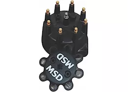 MSD Ignition Distributor cap (small diameter) for pn 8570, 8545, 8546, blac