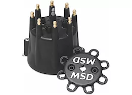 MSD Ignition Chevy/ford/chrysler v8 distributor cap, hei terminals, spark plug wire retainer