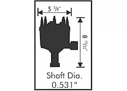 MSD Ignition Ford 5.0l pro-billet distributor