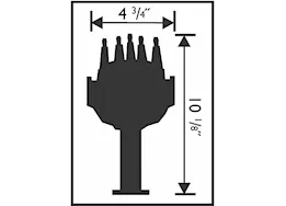MSD Ignition Chrysler 426/440 pro-billey distributor/small diamete